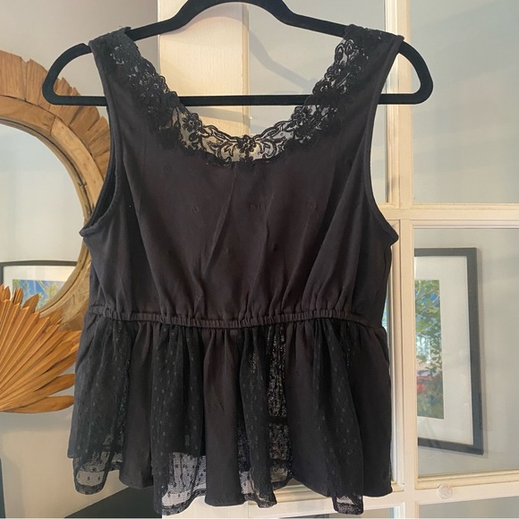 Anthropologie Embroidered Babydoll Tank NWT XS - Picture 9 of 14